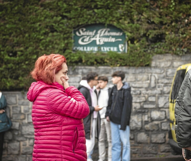 Atsekabea, lizeoan, erasoa gertatu eta gero.