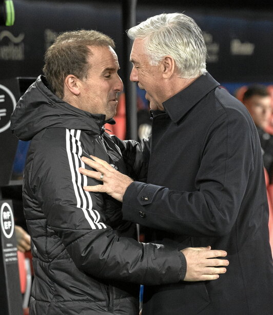 «Vamos a jugar la final de Copa», le predijo Carlo Ancelotti a Jagoba Arrasate.