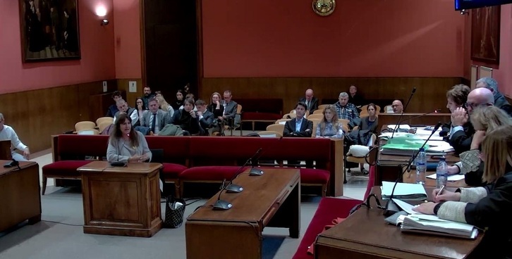 Laura Borràs declara en la sesión del lunes.