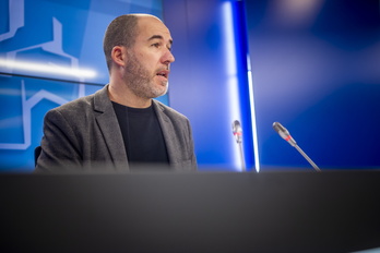 Josu Estarrona, parlamentario de EH Bildu.