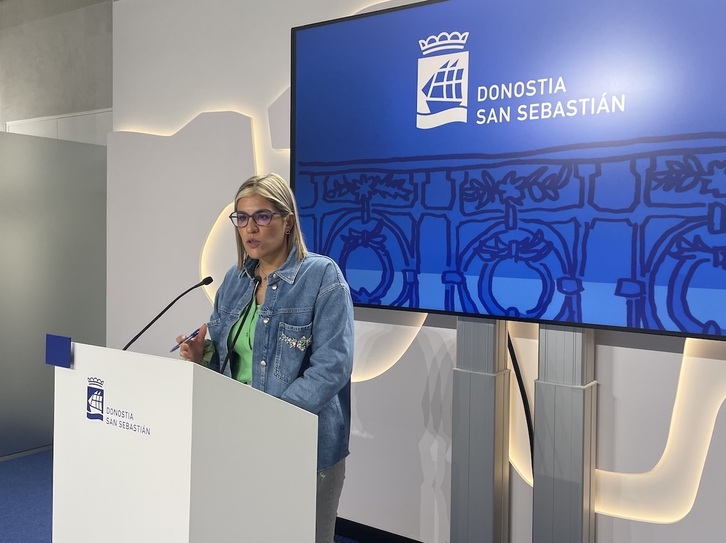 Olaia Duarte, artxiboko irudi batean.