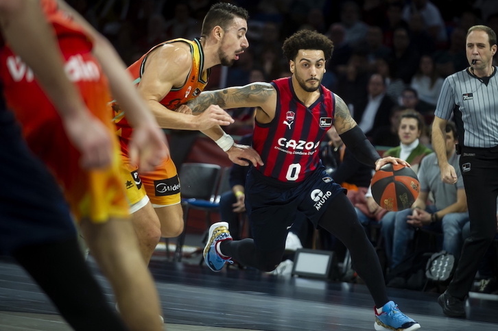 Markus Howard onena azaldu zen urtarrilean Valentzia Basketi irabazteko.
