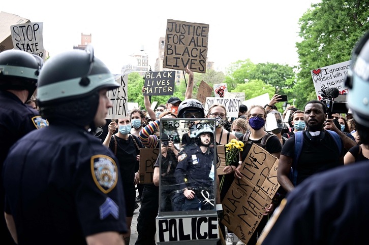 Foto de archivo de una de las protestas en Nueva York por ‘Black live matter’.