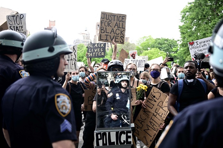 Foto de archivo de una de las protestas en Nueva York por ‘Black live matter’. 