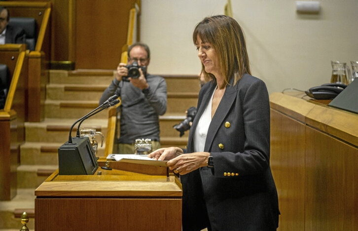 Idoia Mendia, artxiboko irudi batean.