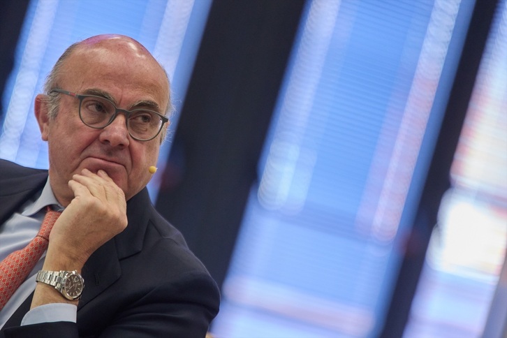 El vicepresidente del Banco Central Europeo (BCE), Luis de Guindos
