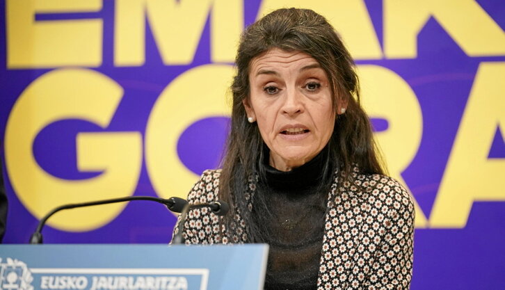 Nerea Melgosa Lakuako Berdintasun, Justizia eta Gizarte Politiketako sailburua.