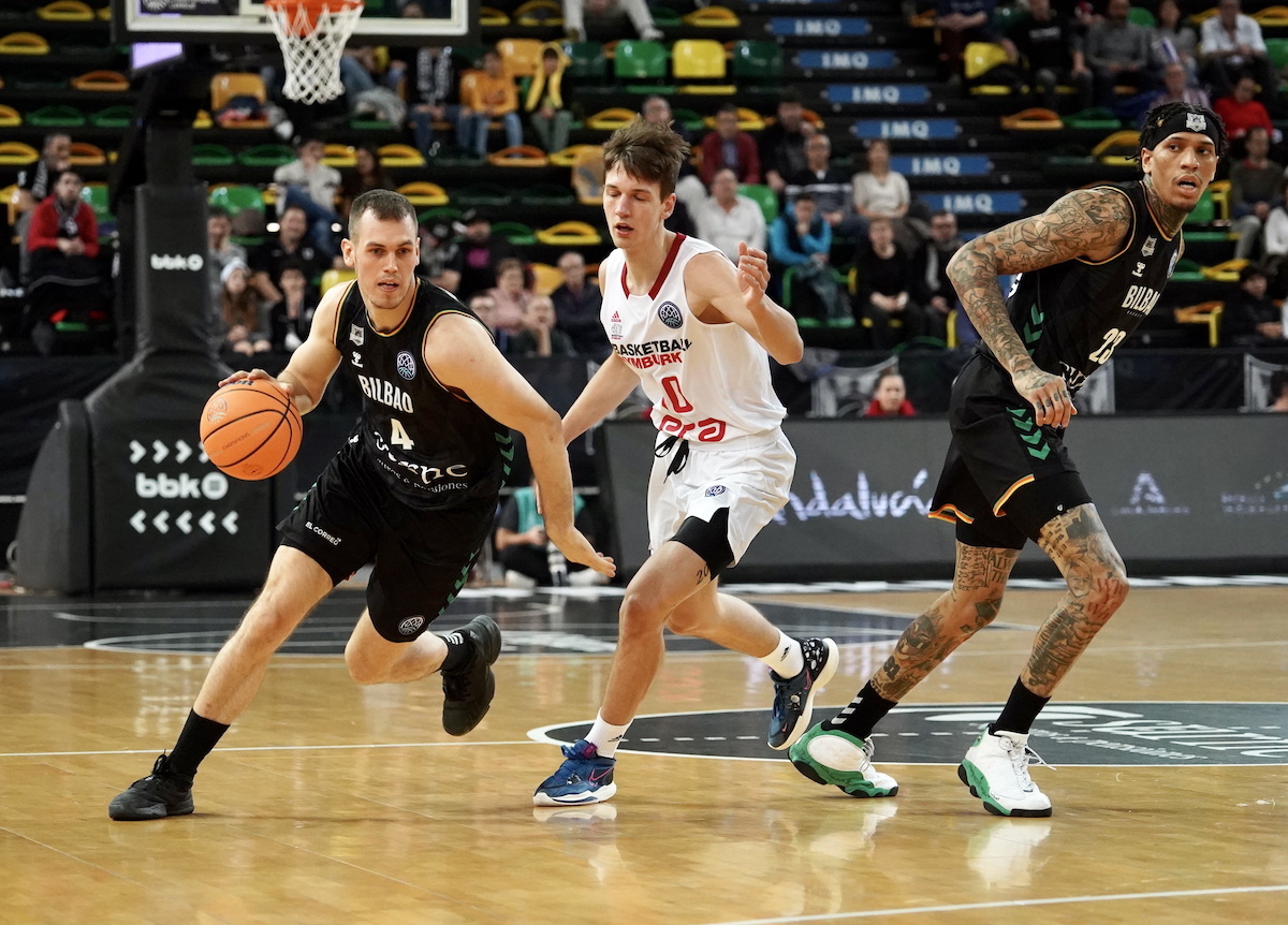 Bilbao Basket quiere otro triunfo en la FIBA Champions League. (Monika DEL VALLE/FOKU)