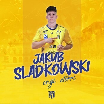 Jakub Sladkowski Bidasoakoak fitxatu berri duen jokalari gaztea. 