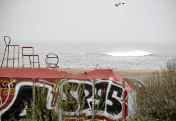 Belharra volvió a aparecer ayer, aunque tímidamente. La vez anterior fue en noviembre.