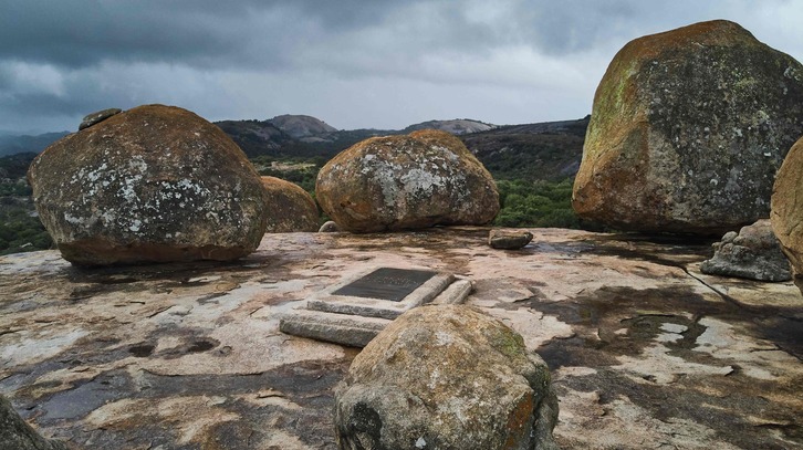 Tumba de Cecil John Rhodes, en el Parque Nacional Matobo.