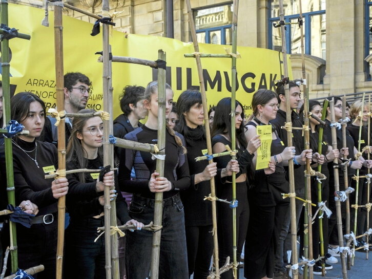 Presentación de la Marcha contra el Racismo.