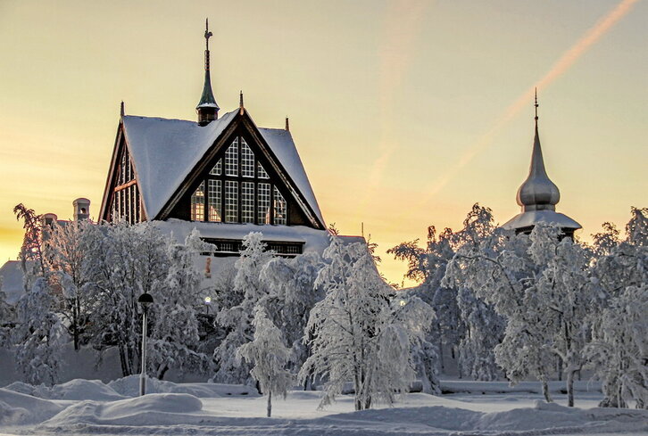 La iglesia de Kiruna, el edificio más bonito de Suecia, deberá ser trasladada.