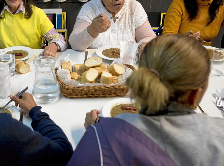 El comedor social París 365, en Iruñea.
