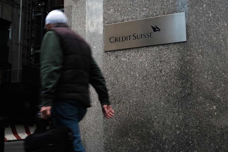 Oficina de Credit Suisse en Nueva York.