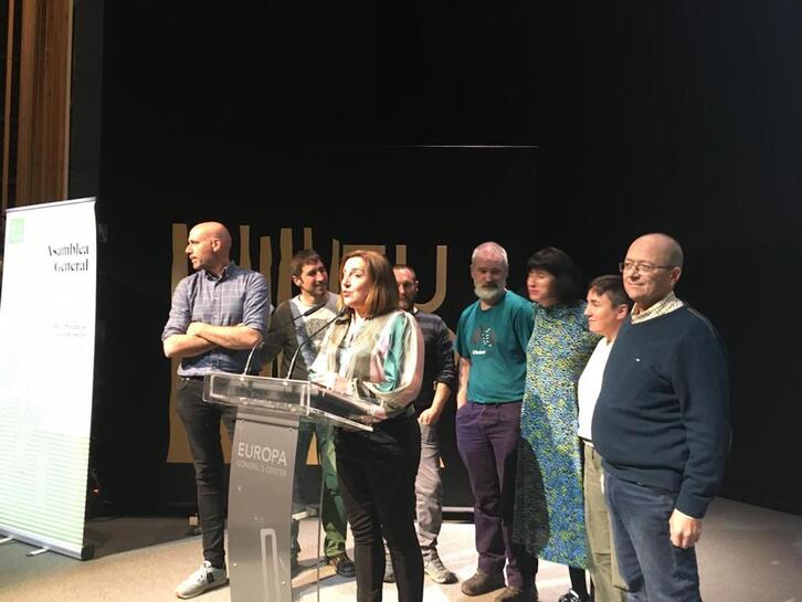 Edurne Basterra, Gasteizen egindako batzar orokorrean.