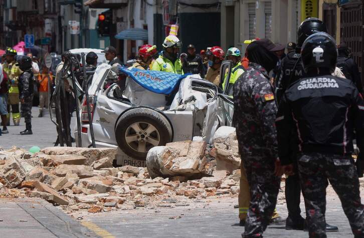 Hay cientos de heridos a consecuencia del terremoto que ha afectado a Ecuador.