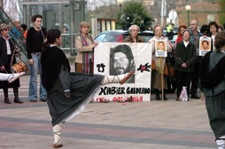 Xabier Galdeanori 2006an Algortan egindako omenaldia.