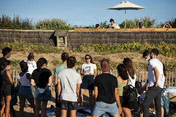 Un ramassage des déchets, plage des Dunes à Anglet organisé par Surfrider Foundation. (Archives)