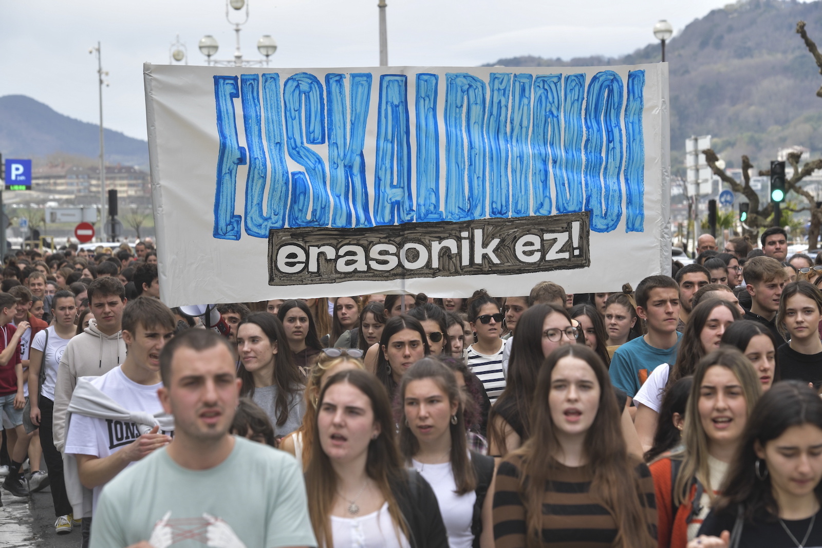 Donostiako manifestazioa. (Idoia ZABALETA | FOKU)