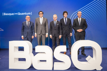 Representantes de Lakua y de IBM han presentado este viernes la alianza Basque Quantum.