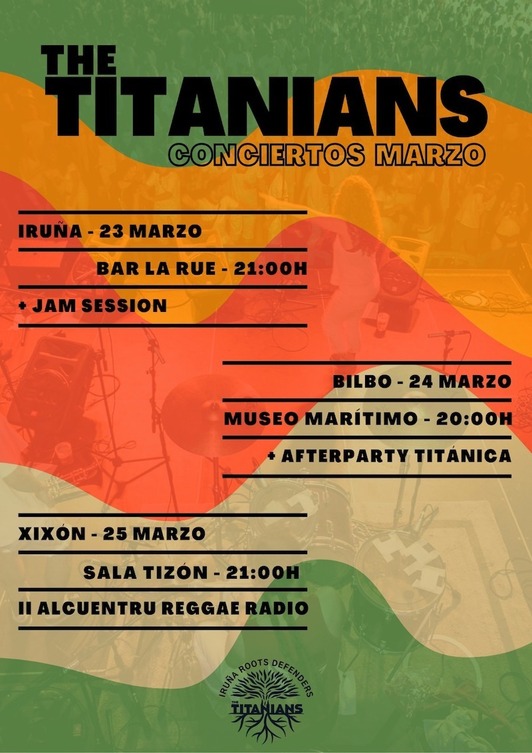 Titanians taldearen kontzertuen datak