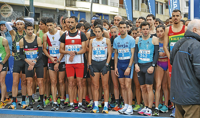 Majida Maayouf, en la salida de la Gimnástica de Ulia.