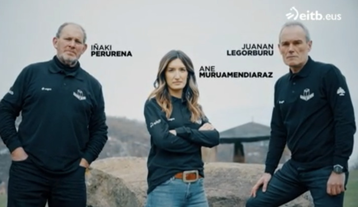 Muruamendiaraz, ‘Harri Herri’ honen beste bi aurkezleekin batera.