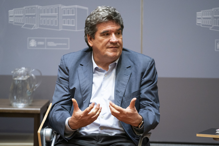 José Luis Escrivá, ministro español de Inclusión Seguridad Social y Migraciones, 