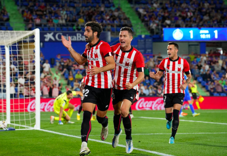 Raúl García marcó ante el Getafe en la primera vuelta y ha anotado tres goles esta temporada.