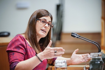 La iniciativa original partió de Elkerrakin Podemos-IU y su portavoz Miren Gorrotxategi.