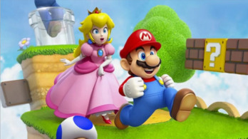 Peach printzesa eta Mario, Super Mario Bros jokoko protagonistetako bi. Peach printzesa eta Mario, Super Mario Bros jokoko protagonistetako bi.
