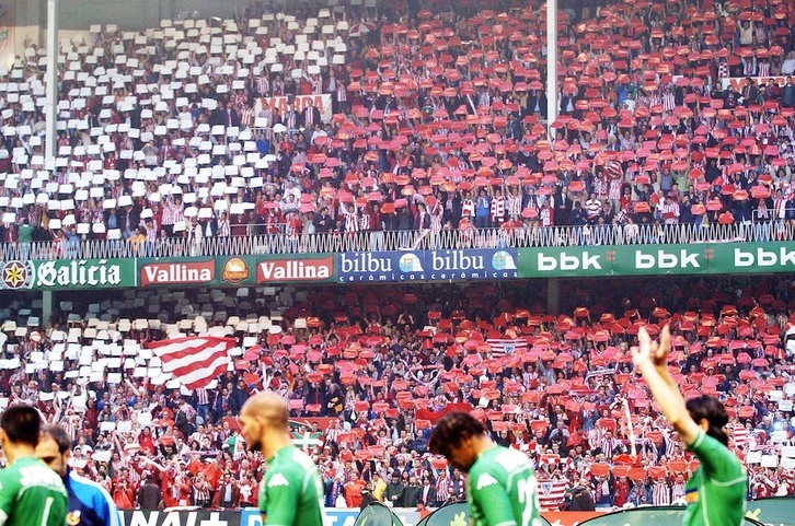 San Mames zaharrean sekulako giroa izan zen 2005ean Betisen aurkako finalerdietan.