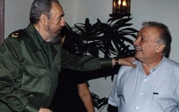 Fidel Castro y Gianni Minà, tras una conversación que les dejó huella.