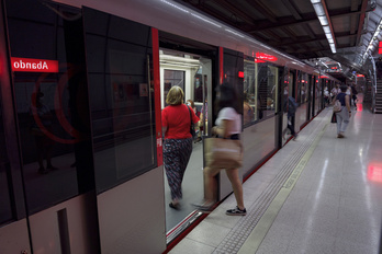 Foto de archivo del Metro Bilbao.