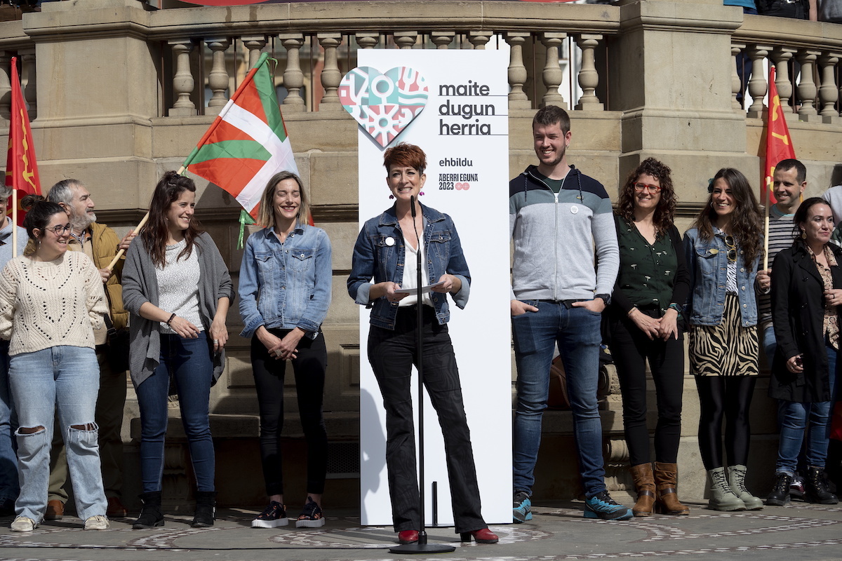 Aberri Egunaren egitaraua aurkeztu dute asteazken honetan. (I&ntilde;igo URIZ | FOKU)