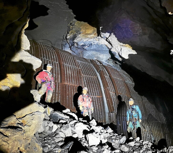 Imagen de archivo que muestra el impacto de las obras del TAV en Lezetxiki, Arrasate.