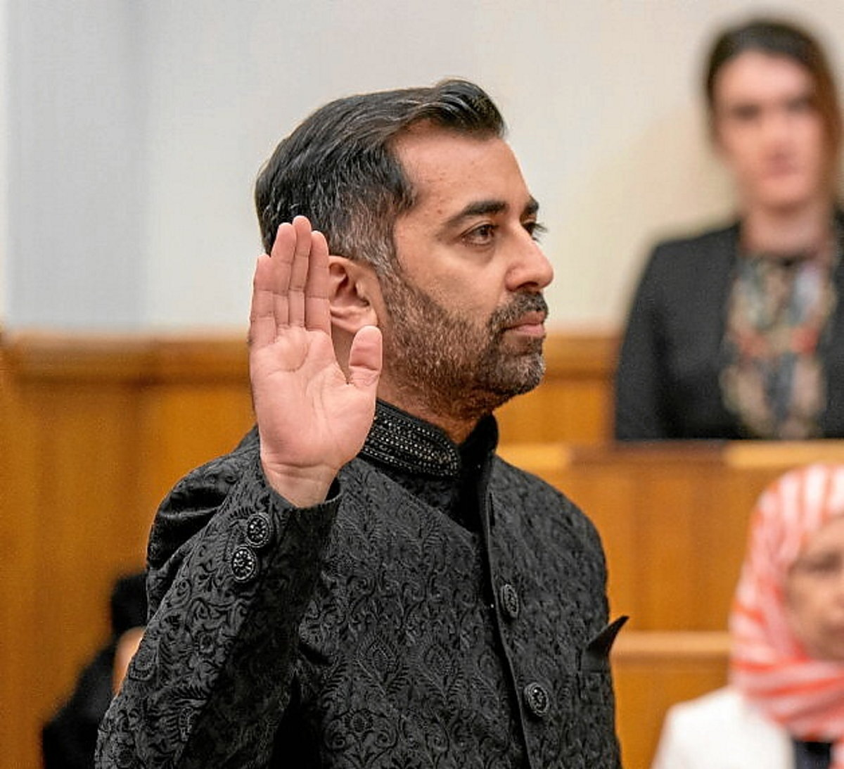 Yousaf Eskoziako lehen ministro moduan zin egiten.