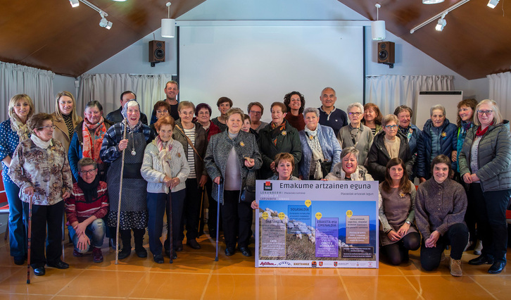 Emakume artzainen topaketa eta omenaldia egingo dira 16an.