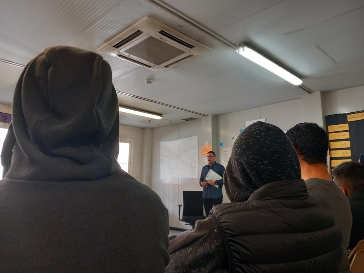 Sesión grupal de tratamiento en el Centro Penitenciario Quatre Camins 2.