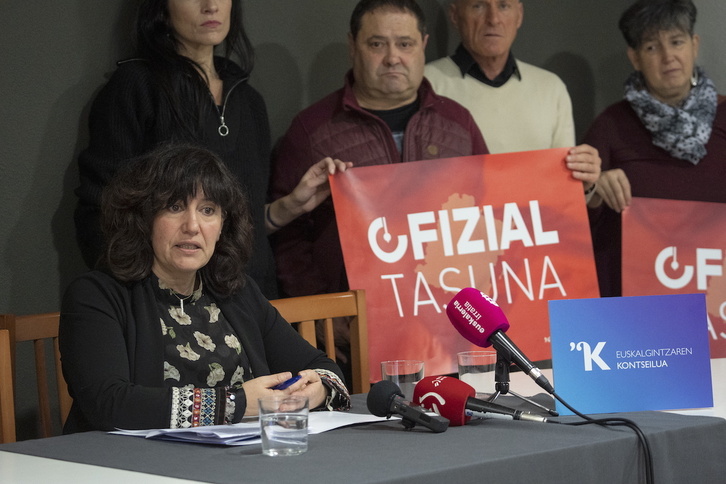 Idurre Eskisabel Euskalgintzaren Kontseiluko idazkari nagusia.