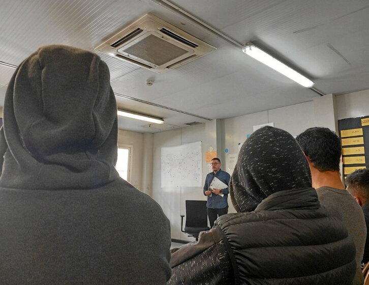 Sesión grupal de tratamiento en el Centro Penitenciario Quatre Camins 2.