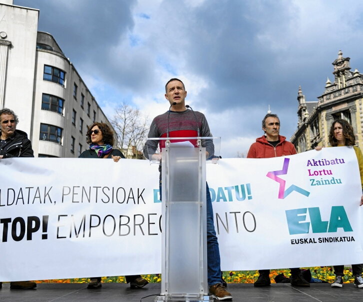 Mitxel Lakuntza, secretario general de ELA.