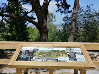 36ko gerrako lubakia Artxandan.