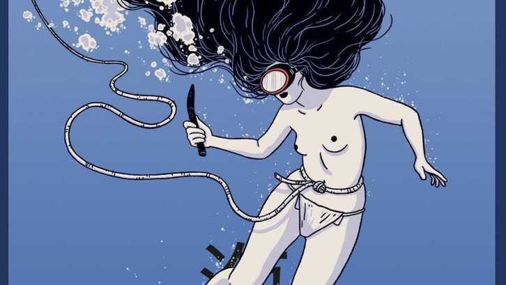 Viñeta de la novela gráfica 'Ama. El aliento de las mujeres'.