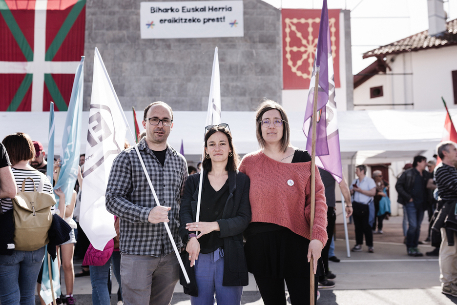 À EH Bai, la relève est assurée. Nikolas Blain en est le coordinateur et Mathilde Harry la porte-parole depuis décembre dernier.
