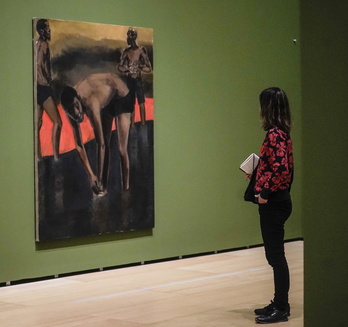 Lynette Yiadom-Boakyeri eskeinitako erakusketa, museoan zabaldu den azkena.