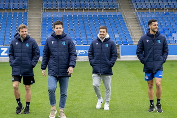 Asier Illarramendi, Igor Zubeldia, Andoni Gorosabel y Mikel Merino han transmitido sus sensaciones antes del derbi.
