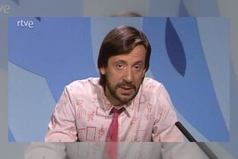 Carlos Tena, en una captura de un programa de TVE.