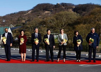 Foto «de familia» de la cumbre de Exteriores del G7